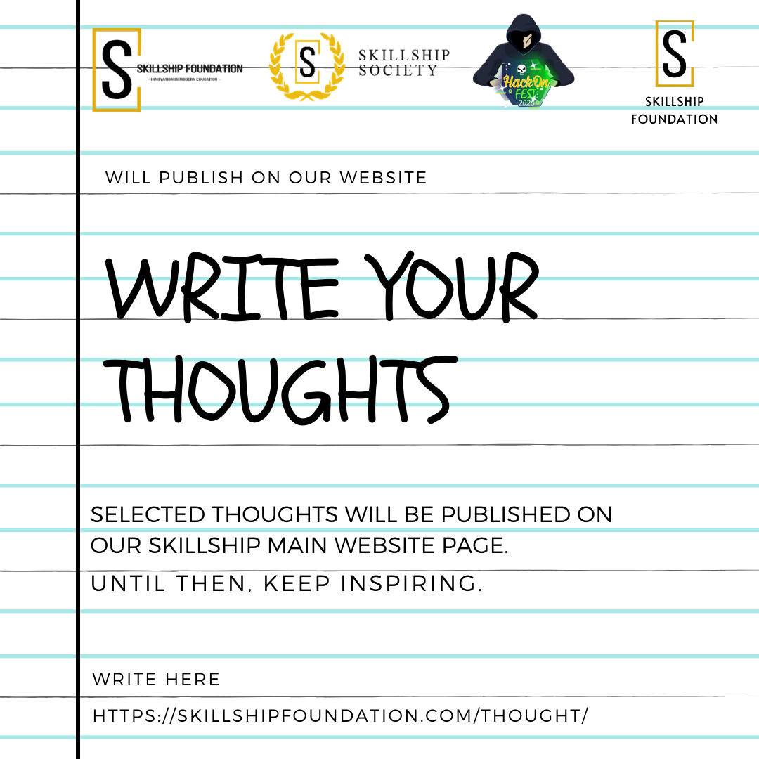 how do you write your thoughts in an essay