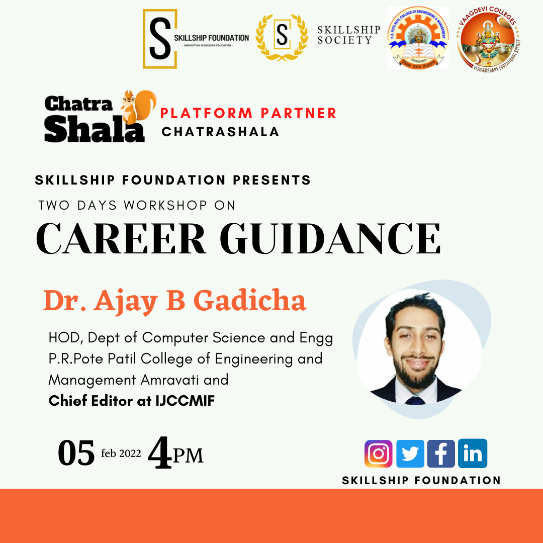 Career Guidance session by skillship foundation supported by Chatrashala